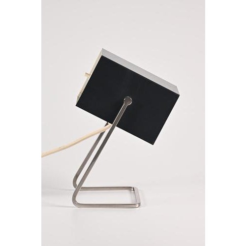 Kaiser leuchten desk lamp with black shade. The shade is tiltable. Can also be used on a night stand. In good vintage...