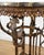 Antique Victorian Rococo Wrought Iron Marble Round Top Side Table For Sale - Image 6 of 10