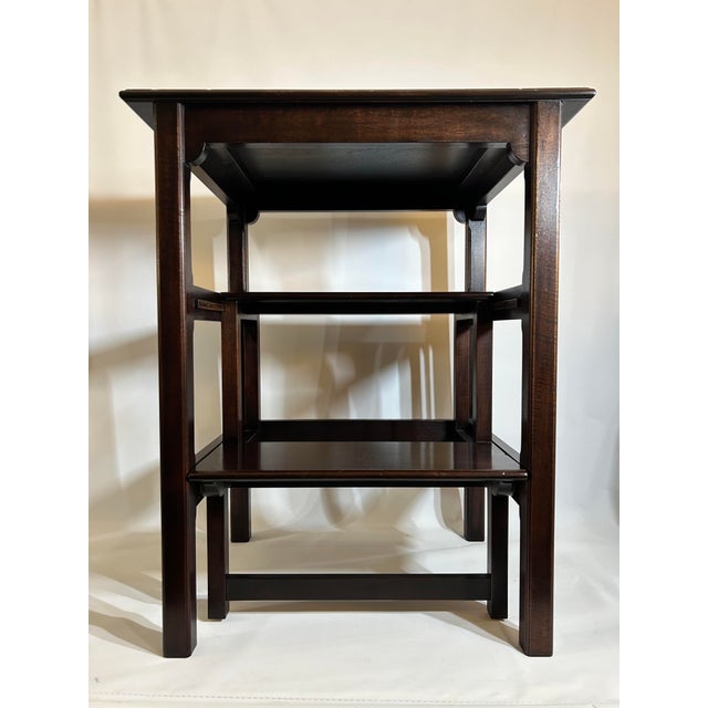 2010s 2010s Rose Tarlow Chippendale Table With Pull-Out Library Steps - 1 Piece For Sale - Image 5 of 16