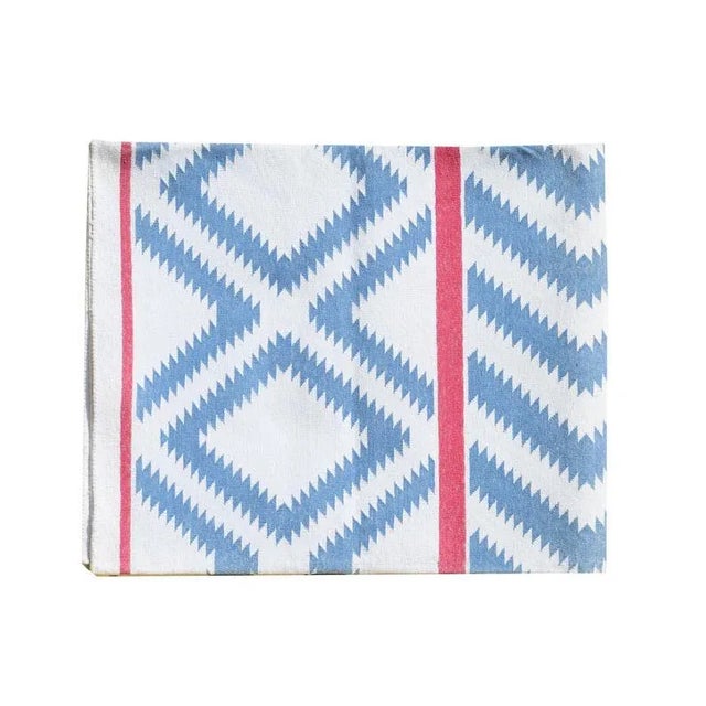 Boho Chic Annika Rug, 6x9, Blue For Sale - Image 3 of 5