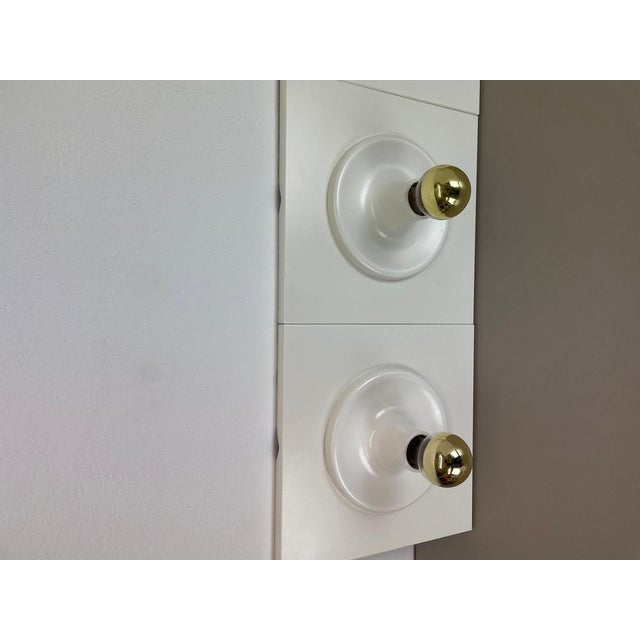 Space Age White Cubic Wall Lights, Germany, 1980s, Set of 2 For Sale - Image 17 of 18