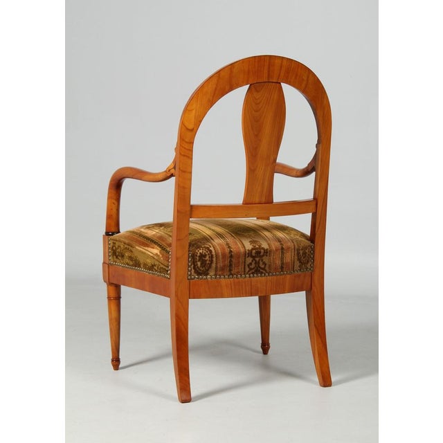 Antique Biedermeier Armchair, 1830s For Sale - Image 11 of 12