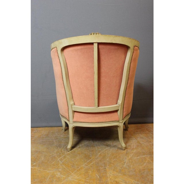 Set of Louis XV Style Bergeres in Painted Beech, 1900s For Sale - Image 6 of 13