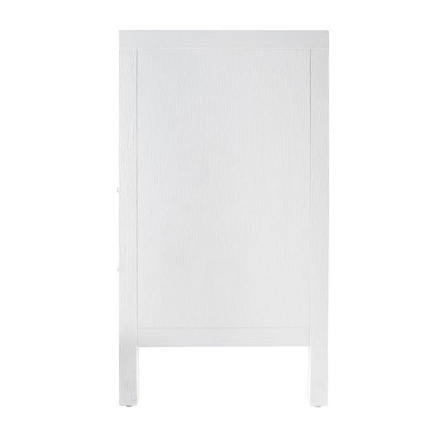 Nora 60 in W. Rectangular Wood 6 Drawer Dresser, White For Sale In Chicago - Image 6 of 9