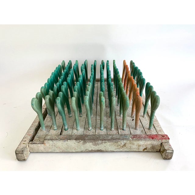 1950s Vintage Industrial Heart Balloon Mold Wall Sculpture For Sale - Image 5 of 8