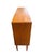 Brown Danish Modern Teak & White Oak Highboard | Three Sliding Doors | C. 1960s For Sale - Image 8 of 9