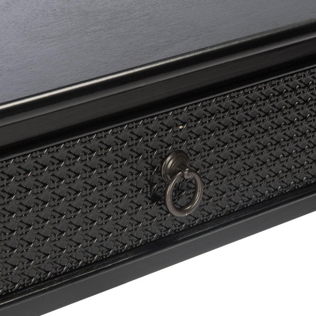 Haines 1 Drawer Accent Table in Black For Sale In Philadelphia - Image 6 of 11