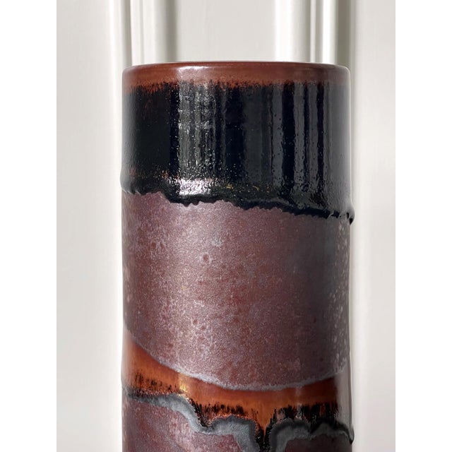 Early Ceramic Vase with Unique Glaze by Brother Thomas Bezanson For Sale - Image 12 of 18