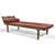 Contemporary Teak and Cane Colonial Chaise Lounge For Sale - Image 3 of 12