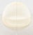 Borje Johanson "Venus" Swivel Chair, 1960s, with white leather upholstered seat above white patinated metal tulip base,...
