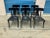 Set of Robsjohn Gibbings style Klismos dining chairs, set of 8. Set of 6 armless and 2 captains chairs.. The chairs are...