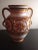 1980s Ceramica De La Cal Made in Spain Brown Dual Handle Vase For Sale - Image 4 of 6