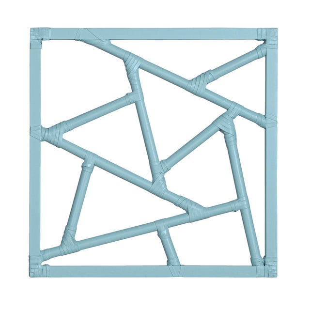 Aqua Tiffany Writing Desk - Pool Blue For Sale - Image 8 of 9
