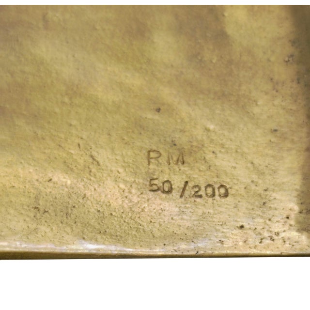 1970s Bronze Sculpture in the Shape of an Envelope, Italy, 1970s For Sale - Image 5 of 6