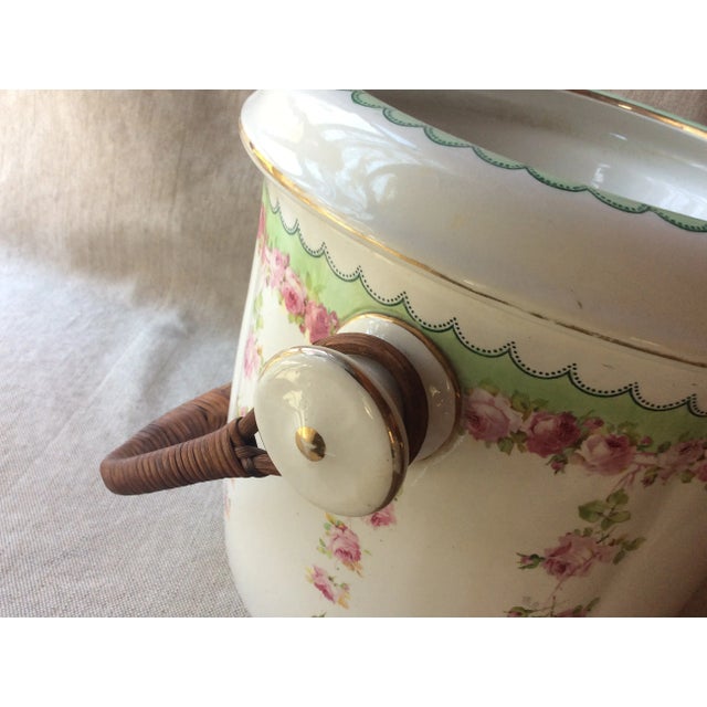Royal Doulton Edwardian Rose Garland Jardinere / Ice Bucket For Sale - Image 12 of 13
