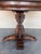 Spanish Early 20th Century Spanish Pedestal Figural Carved Round Dining Table For Sale - Image 3 of 18