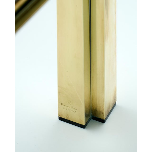 Romeo Rega Signed Coffee Table, Modernist Chrome and Brass, Circa 1960 For Sale - Image 9 of 9