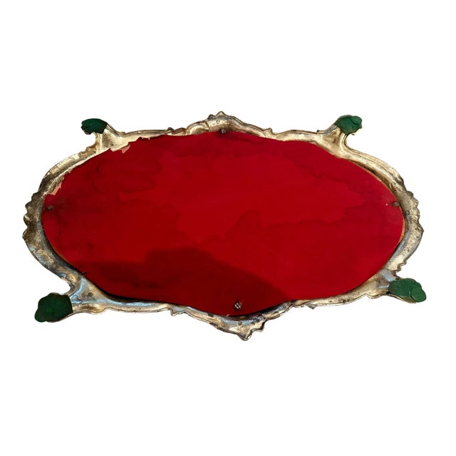 Rococo 1920s Silver Plate Plateau For Sale - Image 3 of 4