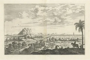 City of Nanking in China, 1668, Paper