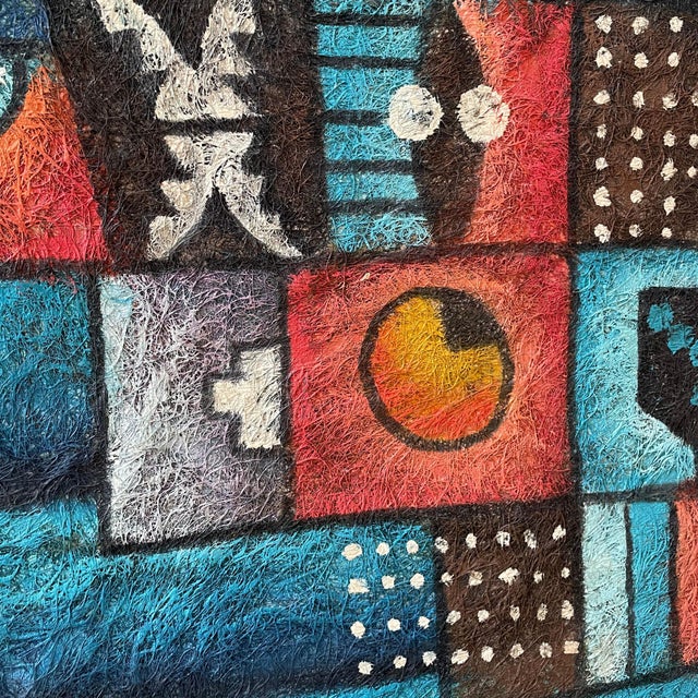 B. Long, Abstract Artworks, 1960s, Canvas Paintings, Set of 2 For Sale - Image 11 of 18