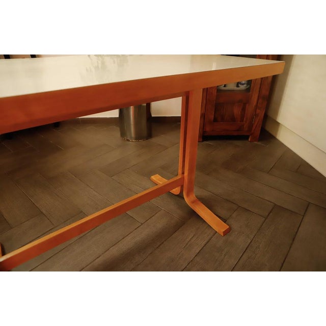 1970s Table with Umakart Top by Ludvik Volak for Drevopodnik Holesov, 1970s For Sale - Image 5 of 13