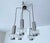 1970s Vintage Space Age Pendant Light in Chrome Plating, Steel and Acrylic Glass from Honsel, 1970s For Sale - Image 5 of 17