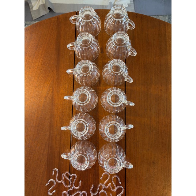 Early 20th Century Anchor Hocking Colonial Punch Bowl With Stand - 26pcs For Sale - Image 12 of 12