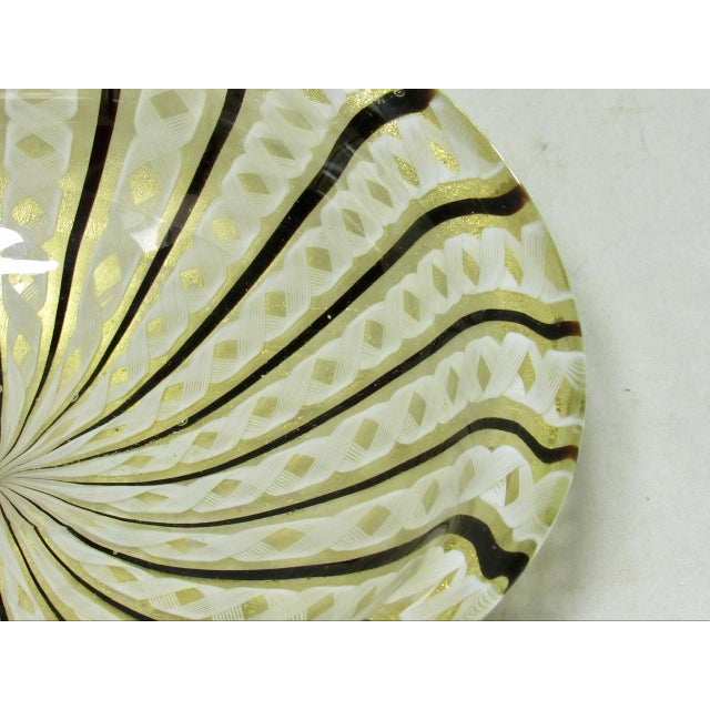 Glass Italian Murano Art Glass Dish For Sale - Image 7 of 10
