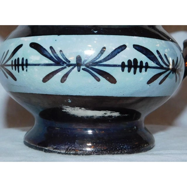 Mid 19th Century Antique English Copper Lustre Creamer For Sale - Image 5 of 8