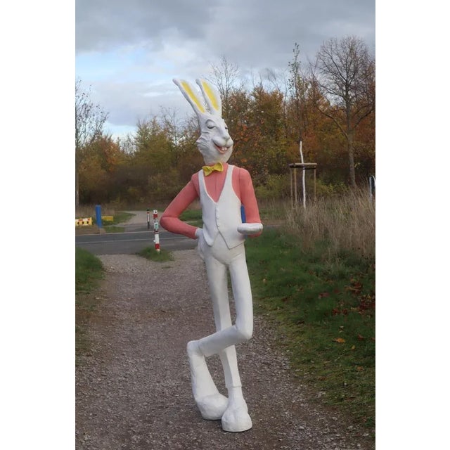 Large White Rabbit, 1960s, in Good conditions. Designed 1970 to 1979