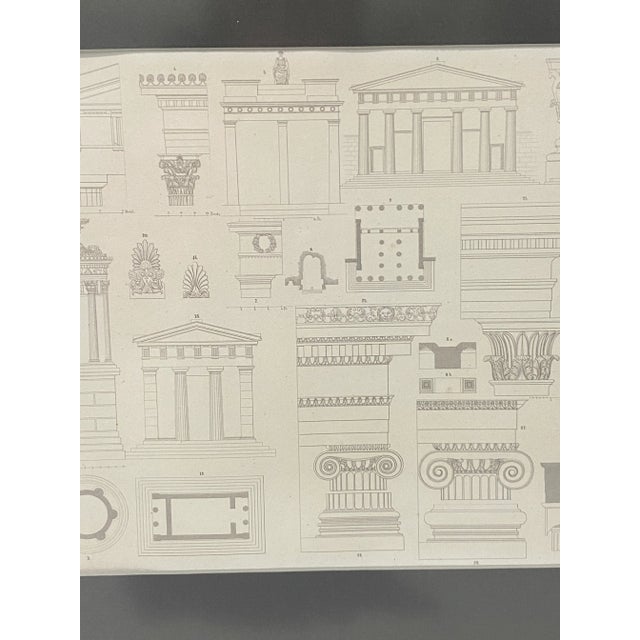 1920s French Gravure Print Classical Architecture For Sale In Miami - Image 6 of 10