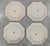 Brown Safari Animal Salad Plates W/ Rattan & Bamboo Borders Set of 4 - Attrib. To Raymond Waites - Palm Beach Regency, Safari Entertaining - See Pics! For Sale - Image 8 of 8