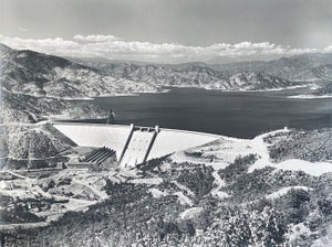 Andreas Feininger, American Photographer Landscape Silver Gelatin Vintage Print, 1956