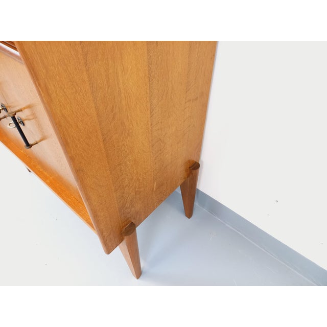 Vintage Scandinavian Style Oak Bookcase by René Gabriel, 1950s For Sale - Image 11 of 17