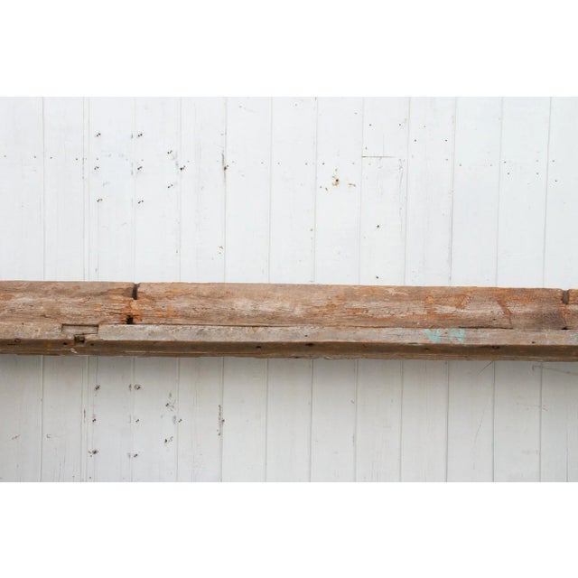 Antique Painted Tamul Nadu Architectural Beam For Sale - Image 4 of 12