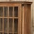 Antique Dutch Solid Cherry Wood Neoclassical Display Bookcase ~ Vitrine With Ebonized Trim For Sale - Image 10 of 18