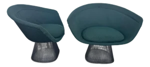Late 20th Century Pair of Warren Platner Lounge Chairs By Knoll Furniture