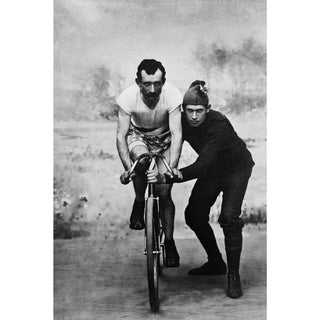 19th-C. Bicycle Rider & Trainer Photography For Sale