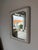 1980's Lee Reynolds Postmodern Minimalist Composite Wall Mirror For Sale - Image 4 of 13