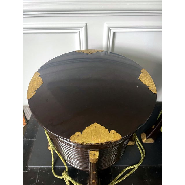 Pair of Large Antique Japanese Hokai Lacquer Boxes For Sale In Atlanta - Image 6 of 16