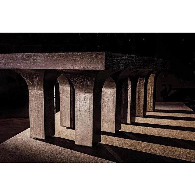 NOIR Santos Coffee Table, Cinder Black For Sale In Los Angeles - Image 6 of 7