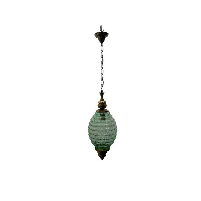 Green Murano Glass Pendant, 1950s For Sale - Image 9 of 9