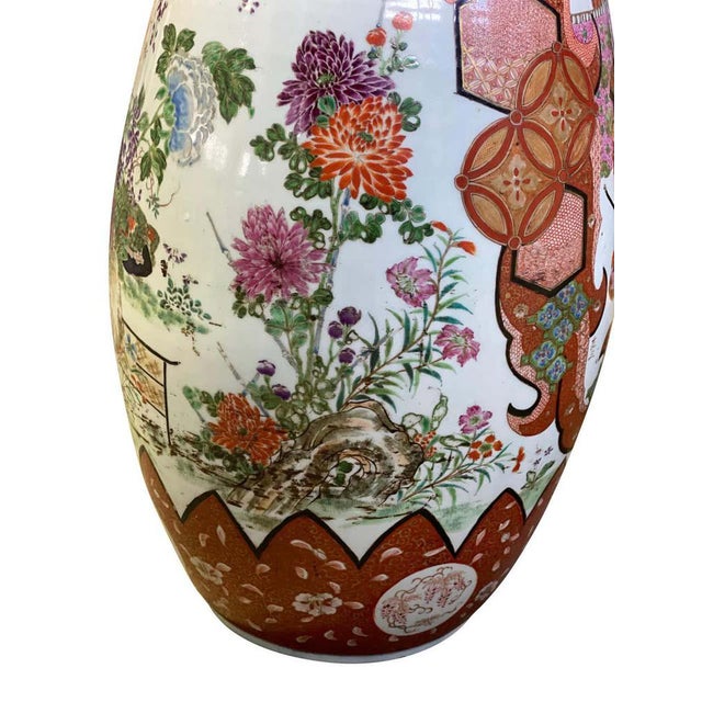 Japanese Kutani Vases, 19th Century, Set of 2 For Sale - Image 15 of 16