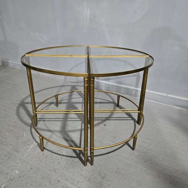 French Art Deco Nesting Tables, 1940s, Set of 4 For Sale - Image 9 of 9