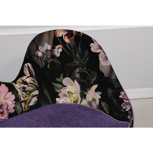 2010s Mackenzie Childs Whimsical Upholstered Loveseat Settee For Sale - Image 5 of 18