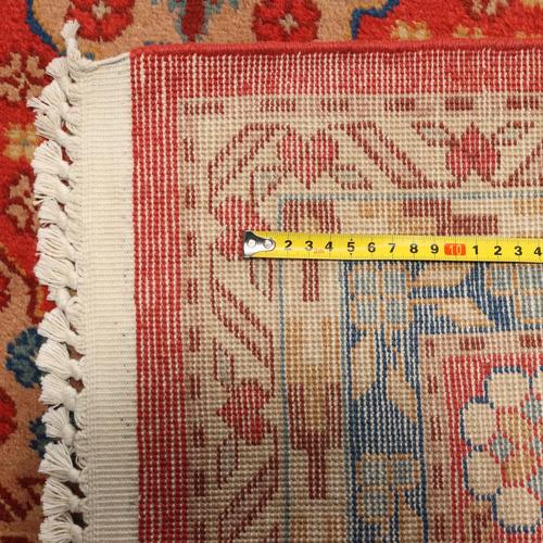 Red Samarkand Rug in Wool, Uzbekistan For Sale - Image 8 of 9