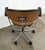 Metal 1960s Mid Century Modern Office Chair Task Swivel Work Armchair Rasmussen for Labofa For Sale - Image 7 of 12