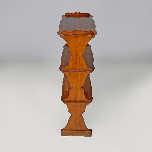 Art Nouveau Italian Wooden Bookshelf, 1900s For Sale - Image 3 of 18