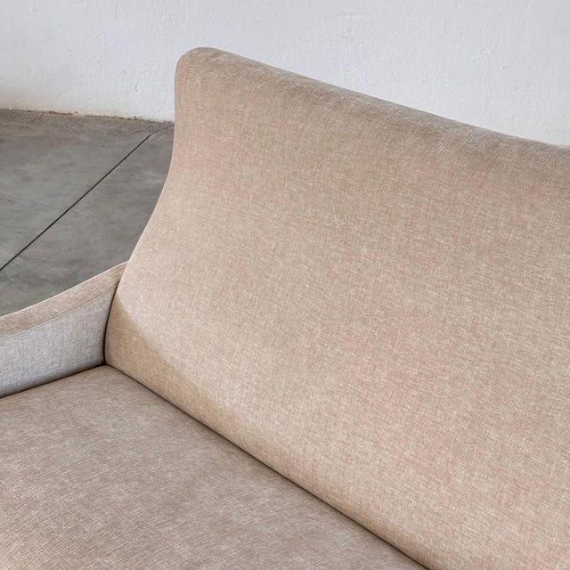 Beige Italian 2-Seater Sofa attributed to Gigi Radice for Minotti, 1950s For Sale - Image 8 of 15