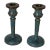 19th C Chinese Light Blue Cloisonne Candlesticks Candle Holders - a Pair For Sale